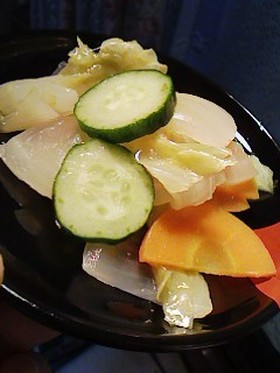 お野菜の梅酢和え