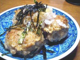 ■和風おろしで■しいたけの肉詰め■