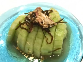 白瓜の塩昆布漬け