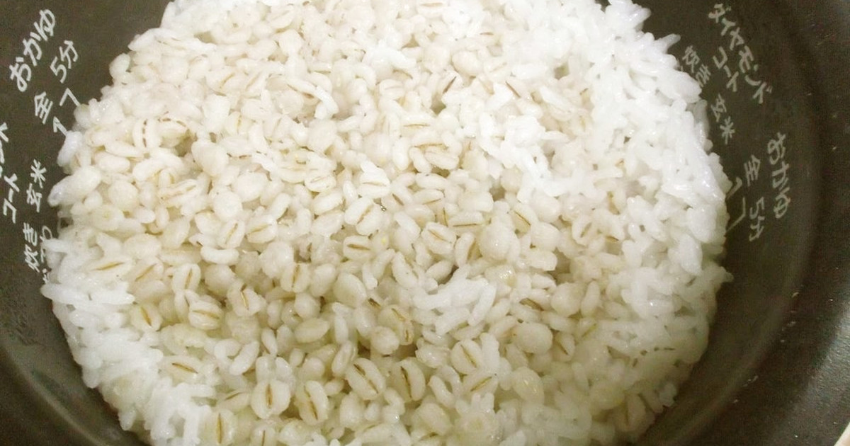麦飯 麦ごはん を作る際の水の量 レシピ 作り方 By Hiro312 クックパッド 簡単おいしいみんなのレシピが361万品