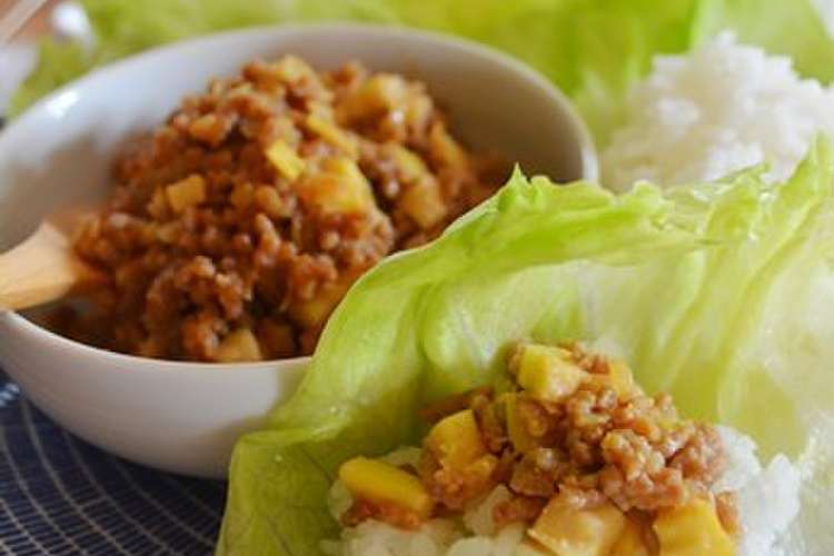 筍入り肉味噌でレタスご飯 レシピ 作り方 By みーやん クックパッド 簡単おいしいみんなのレシピが359万品