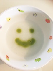 そら豆粥(離乳食初期)の写真