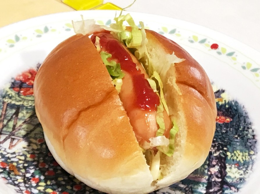 簡単朝食☆ロールパンでホットドッグの画像