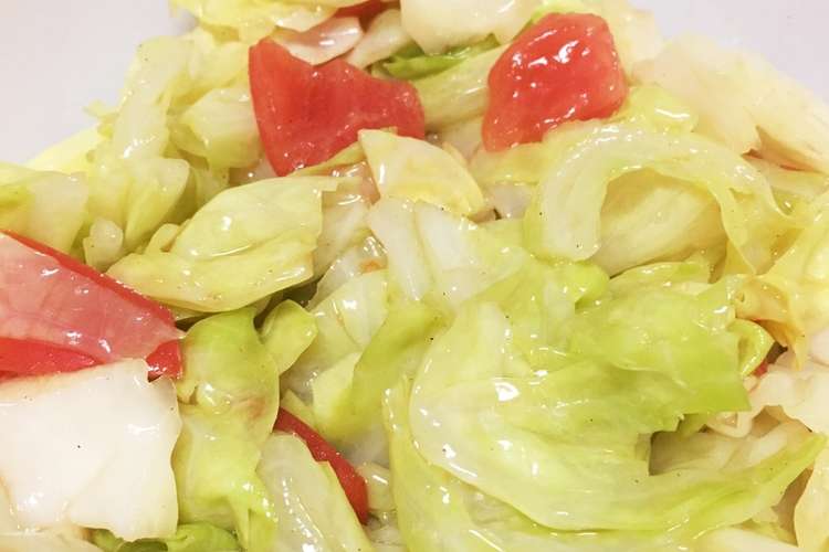キャベツとトマトのさっぱりサラダ レシピ 作り方 By Skigw クックパッド