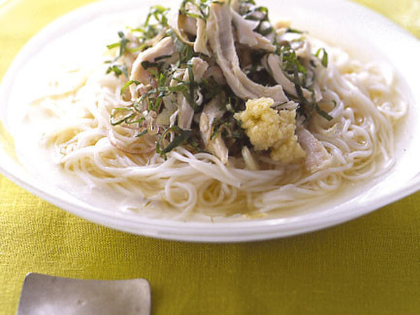 鶏薬味そうめん