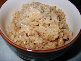 ~こくまろ明太子の炊き込みご飯~