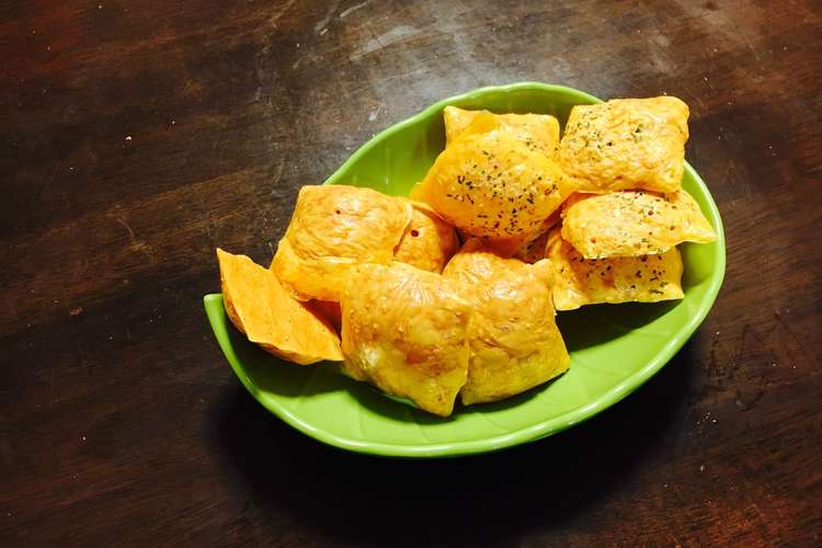 簡単おつまみ おやつに チーズせんべい レシピ 作り方 By ひとあま クックパッド 簡単おいしいみんなのレシピが352万品