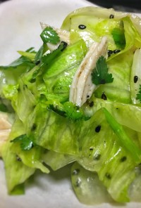 簡単&美味 パクチーレタスのサラダ