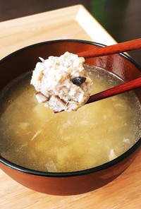 肉団子入り中華スープ♡