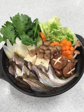 ハタハタの水炊き