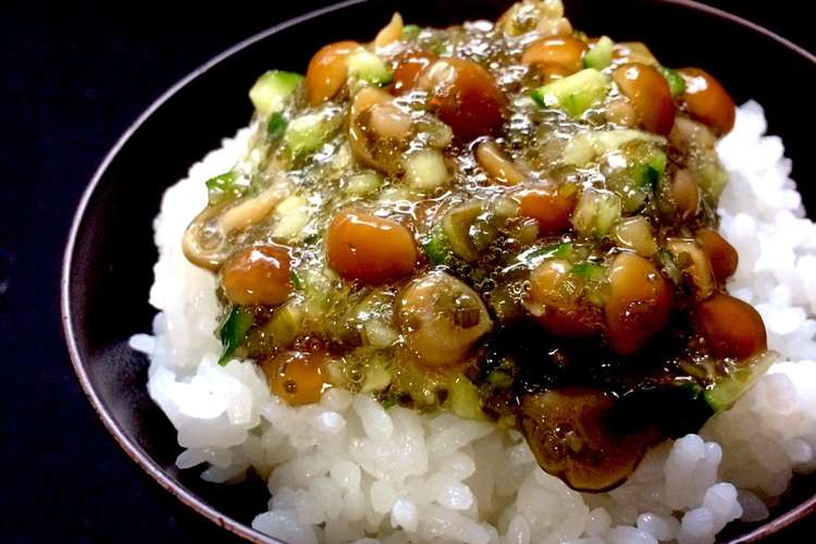 ご飯がススムなめこときゅうりと納豆昆布 レシピ 作り方 By くまちゃんなめこ クックパッド 簡単おいしいみんなのレシピが365万品