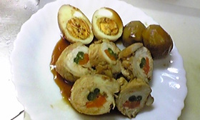 簡単 鶏肉の八幡巻