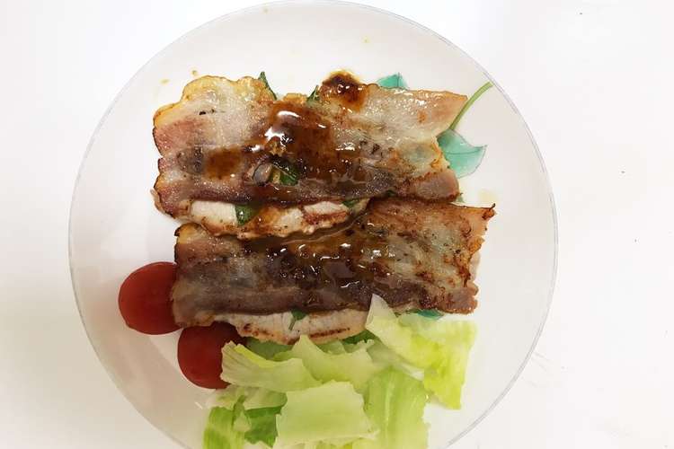 簡単 ベーコンと豚肉のサルティンボッカ レシピ 作り方 By クックggmnd6 クックパッド