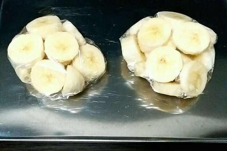 ふわっと保存 ミキサー投入用の冷凍バナナ レシピ 作り方 By だらくま子 クックパッド 簡単おいしいみんなのレシピが366万品
