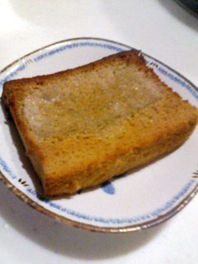 カステラのトーストの写真