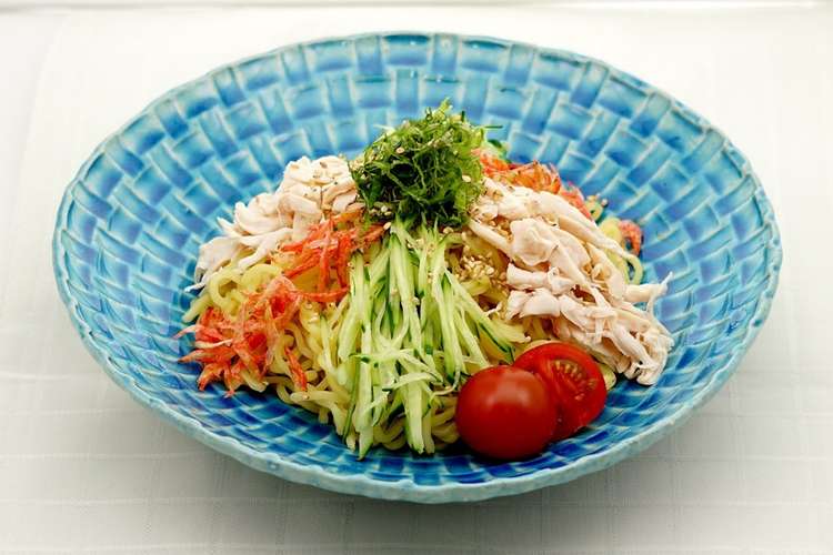 ささみと桜えびの冷やし中華 レシピ 作り方 By 西南女学院骨活レシピ クックパッド