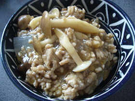 大根のそぼろあんかけ
