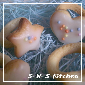 ハートと星のゆびわクッキー