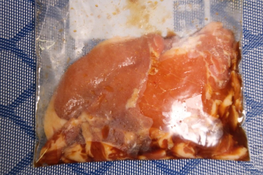 生姜焼き用に味付け✨豚肉の冷凍保存の画像