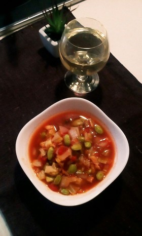 ダイエットに!茸と野菜のトマトスープ