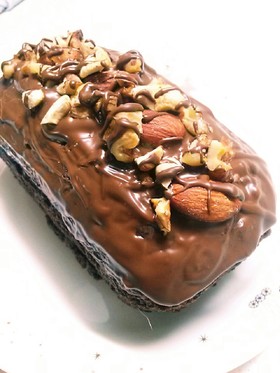 混ぜるだけ!濃厚チョコパウンドケーキ☆