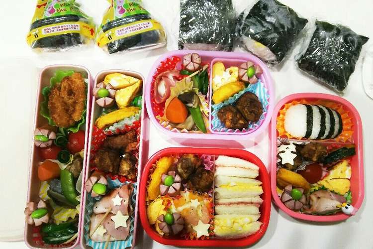 幼稚園 年少さん親子遠足 お弁当 レシピ 作り方 By のーかーはーmama クックパッド 簡単おいしいみんなのレシピが360万品