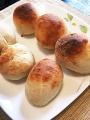 手作り♪基本の丸パンの写真