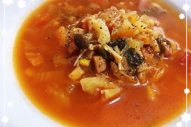 １ヵ月で５ 減 ダイエット応援スープ レシピ 作り方 By Maco Sキッチン クックパッド