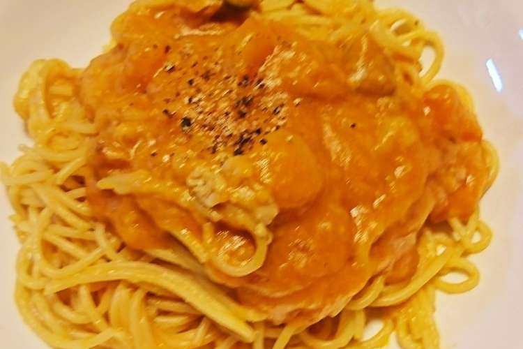 シチューリメイク トマトクリーム風パスタ レシピ 作り方 By みおてるママ クックパッド 簡単おいしいみんなのレシピが350万品