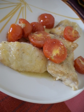 白身魚イタリア風