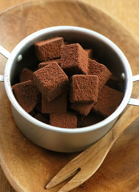 おからパウダーで生チョコ風