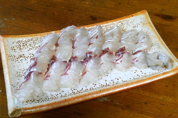 オオニベの刺身 レシピ 作り方 By 明石浦漁業協同組合 クックパッド 簡単おいしいみんなのレシピが375万品