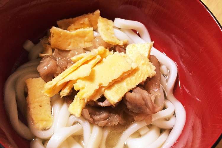 白だしで 冷やし肉うどん レシピ 作り方 By Emma Mom クックパッド