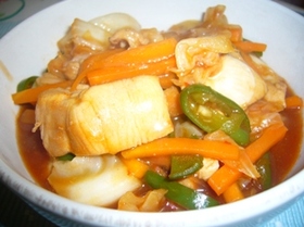 ピり辛♪野菜とお肉