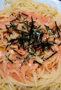冷凍食品風味の明太子スパゲッティ