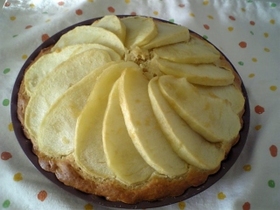 簡単☆りんごがいっぱいケーキ