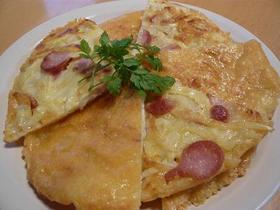 ジャガイモと玉ねぎのカリカリチーズ焼き♪