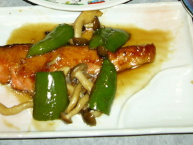 鮭の照り焼き