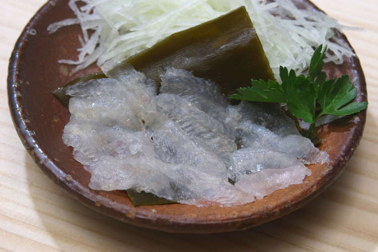 シロギスの昆布締め レシピ 作り方 By Glicomama クックパッド