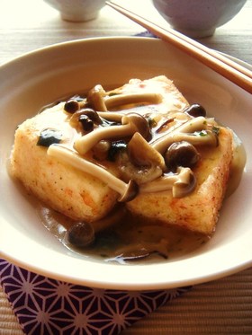 風味豊か~☆揚げ出し豆腐