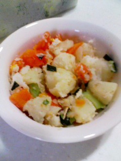 松茸の味ポテトサラダの写真