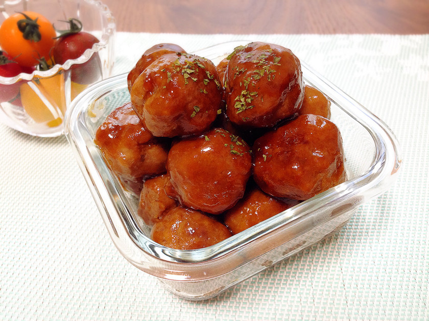 照り焼きパイナップルミートボールのレシピ