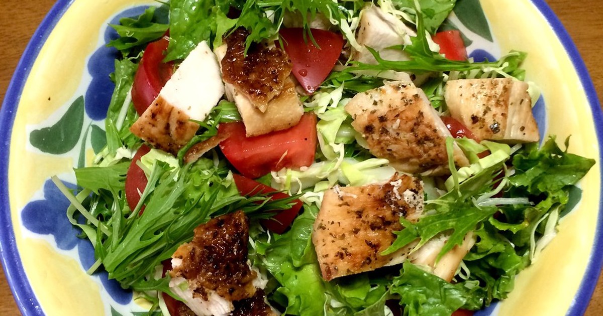 鶏むね肉のグリルチキンサラダ レシピ 作り方 By クックリックチック クックパッド 簡単おいしいみんなのレシピが355万品
