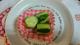 簡単☆お弁当おかず☆梅昆布茶きゅうり