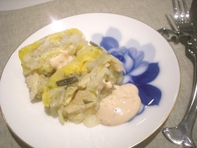 白い野菜のテリーヌ