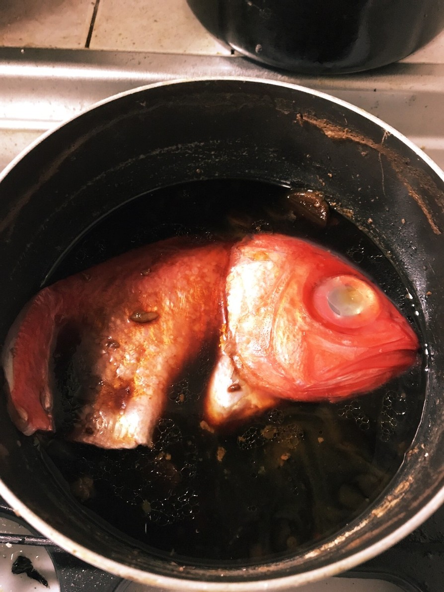 すき焼きのたれで金目鯛の煮付けの画像