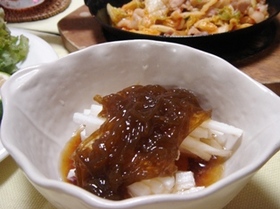 三分でもう一品!長芋もずくポン酢