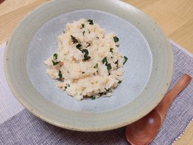 たらこの和風バターライス(チャーハン)
