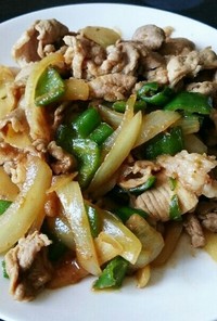 肉野菜炒め(焼肉のタレのみで味付け簡単)