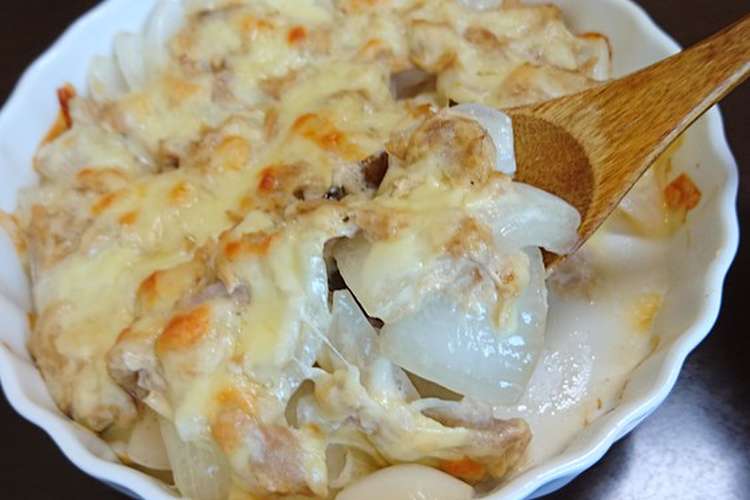 新玉ねぎとツナのオーブン焼き レシピ 作り方 By ４人娘ｍａｍａ クックパッド 簡単おいしいみんなのレシピが354万品